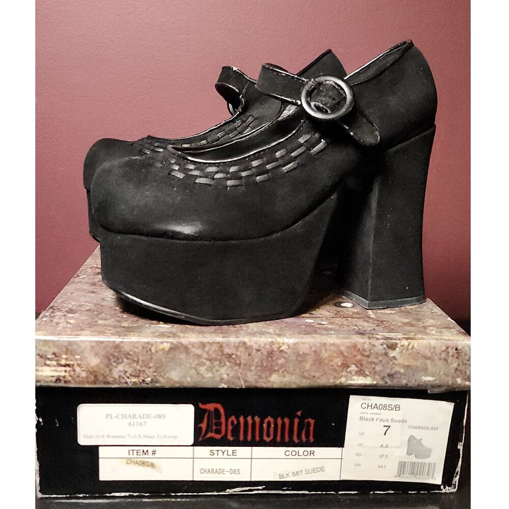Vintage Demonia Platform Heels - Size 7 - Picture 9 of 9